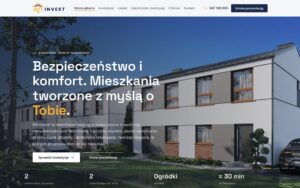 KN Invest — strona dewelopera zrealizowana przez AD Software