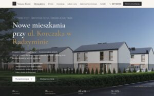 Venore Invest — strona dewelopera zrealizowana przez AD Software